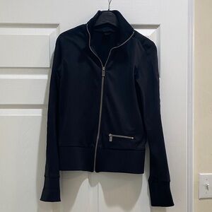 Diesel Black Zip-Front Bomber Jacket